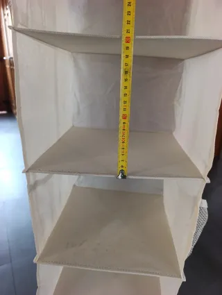 Estantería plegable de tela para armario