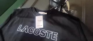 Sudadera Lacoste Negra y Blanca
