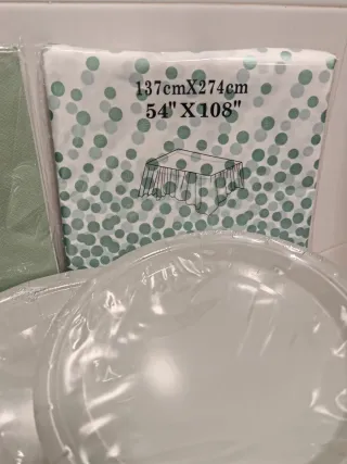 Vajilla Fiesta Verde 121 Piezas (24 Invitados)