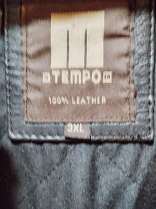 Chaqueta de Piel Hombre Negra