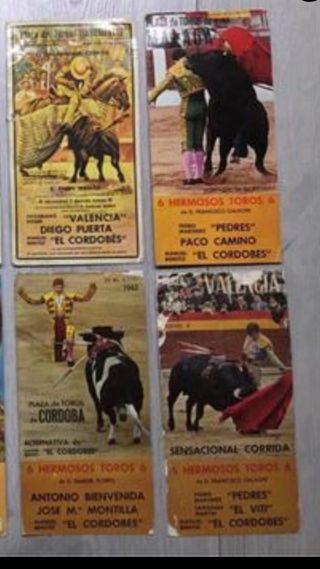 10 Postales Corridas Toros El Cordobés