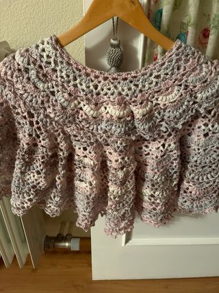 Toquilla ganchillo hecha a mano T-U