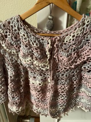 Toquilla ganchillo hecha a mano T-U
