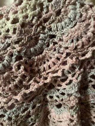 Toquilla ganchillo hecha a mano T-U