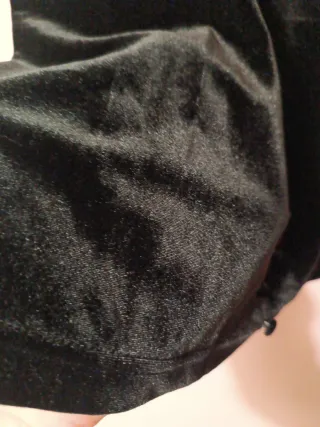 Top terciopelo tirantes Green Coast negro