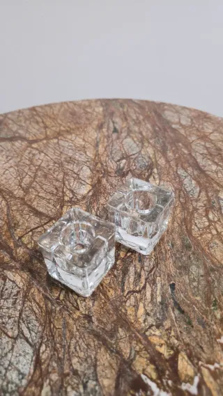 Castiçais de Cristal