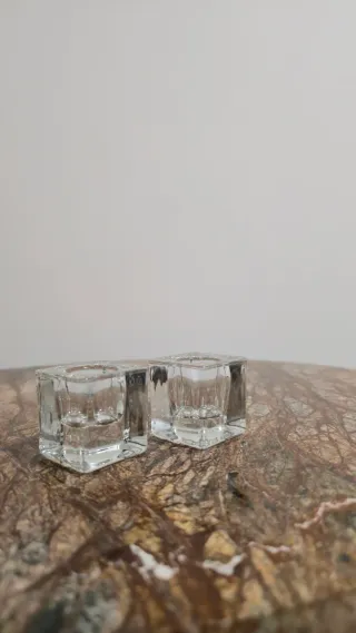 Castiçais de Cristal