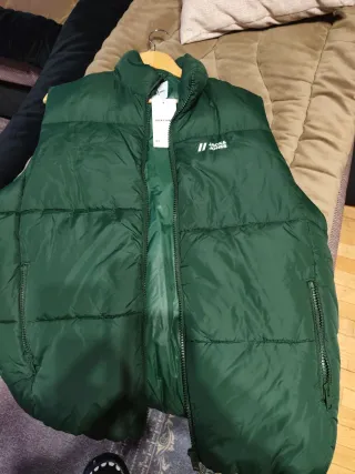 Chaleco Jack & Jones verde talla L