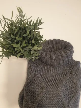 Maglione Rinascimento lana e alpaca grigio