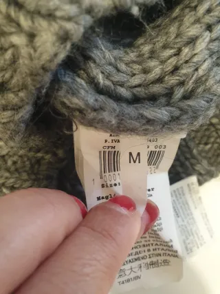 Maglione Rinascimento lana e alpaca grigio