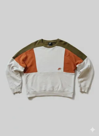 Felpa Nike Color Block Vintage Look y2k M