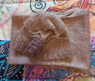 Conjunto Gorro y Bufanda Billieblush