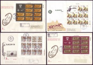 23 Sobres PD de MALTA | Europa-CEPT | 1974 a 1984