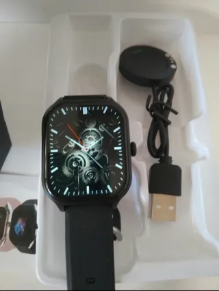 Smartwatch Preto Novo