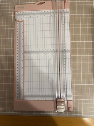 Cizalla para scrapbooking rosa