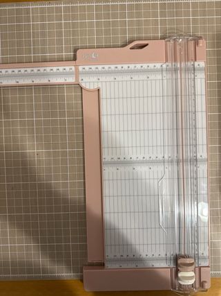 Cizalla para scrapbooking rosa