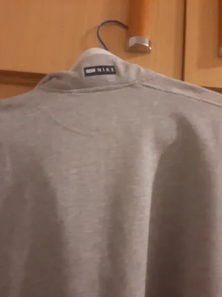 Sudadera Nike Gris Media Cremallera