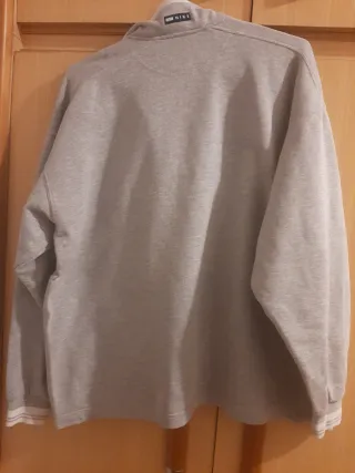 Sudadera Nike Gris Media Cremallera