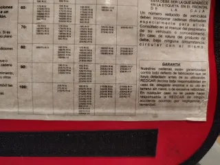 Cadenas de nieve para coche Ref.90