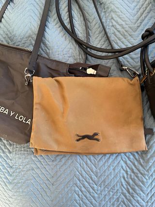 Bandolera Bimba y Lola Marrón Tejida