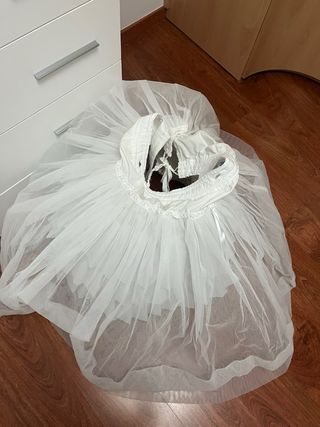 Cancán fallera blanco