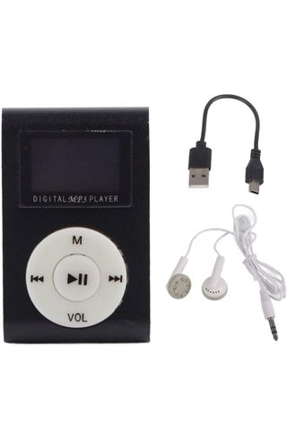 mini reproductor mp3 LCD Dispone de radio FM