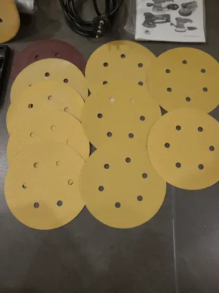 Lijadora orbital STHAYER + accesorios