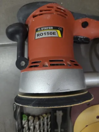 Lijadora orbital STHAYER + accesorios