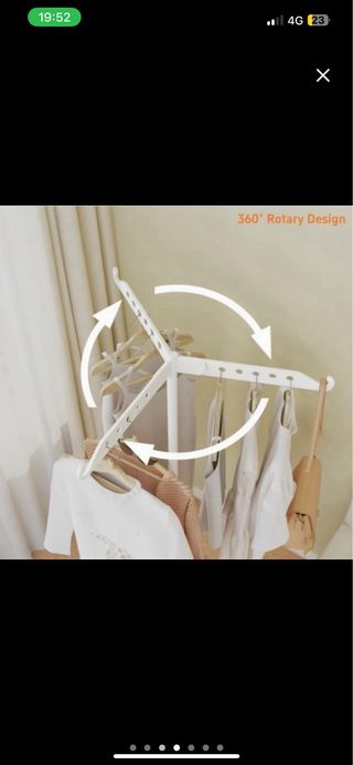 NUEVO Tendedero Plegable 360° con 3 Alas