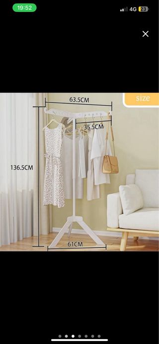 NUEVO Tendedero Plegable 360° con 3 Alas