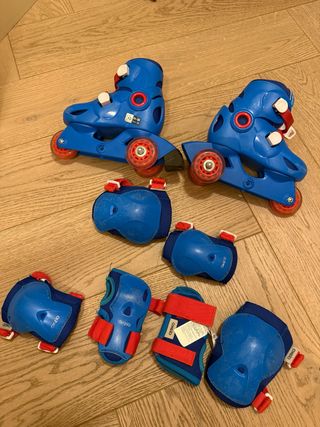 Patines Decathlon Talla 26-28 + Protecciones