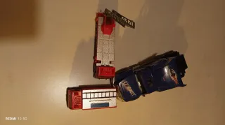 Conjunto 3 Veículos Bombeiros e Pesados