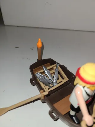 Lote 52. Pescador playmobil