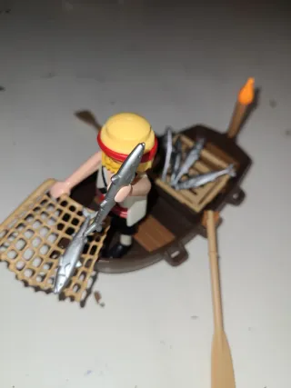 Lote 52. Pescador playmobil