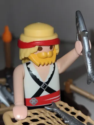 Lote 52. Pescador playmobil