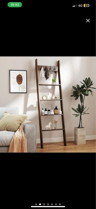 NUEVA Escalera Toallero Bambú 5 Niveles