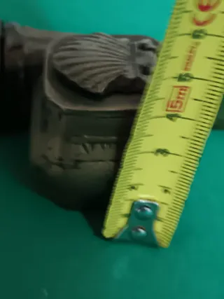 Antico calamaio da viaggio in ottone