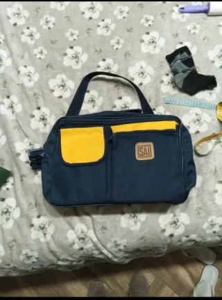 Borsone SAI blu e giallo