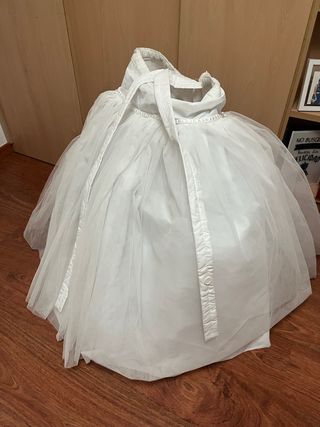 Cancán Fallera Blanco Talla Única