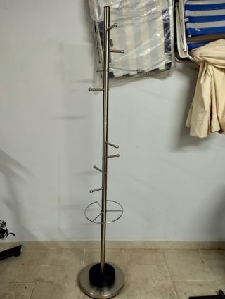 Perchero paragüero de metal