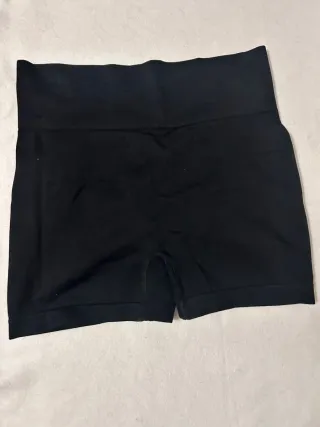 Mallas cortas mujer negro talla M