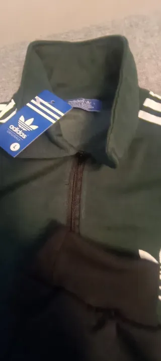 Conjunto Adidas Chándal Verde y Negro Hombre