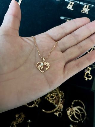 Colgante Corazón Manos Bebé