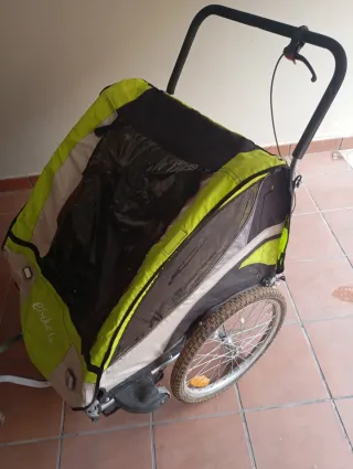 Carro remolque para bicicleta de niño