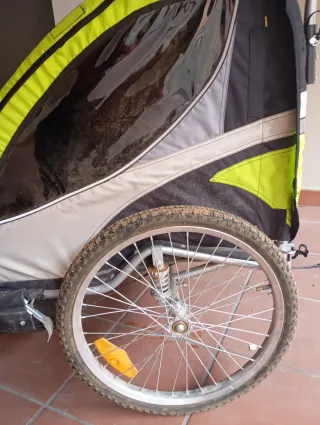 Carro remolque para bicicleta de niño