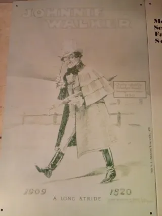 3 Carteles Chapa Johnnie Walker Antiguos