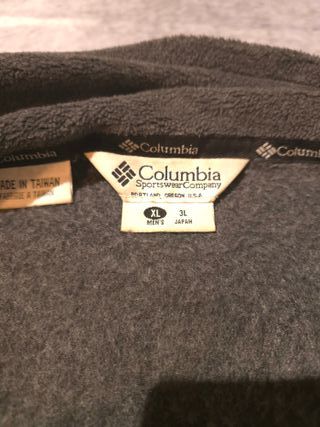 Chaqueta Polar Gris Columbia XL Ref-59500