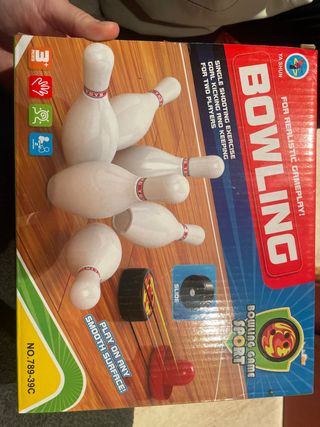 Juego de bolos para niños +3 años