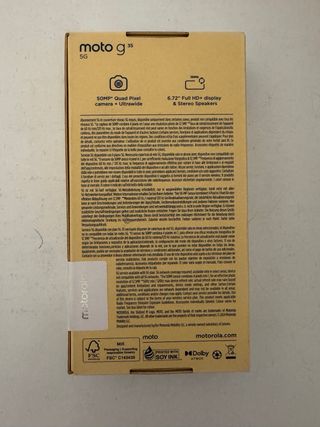Motorola Moto G35 5G 128GB nero sigillato