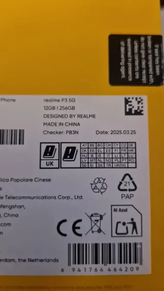 Realme P3 5G 12GB RAM 256GB